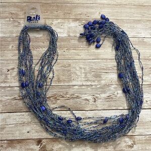 🆕 Bali Beads #B-Belt-BL LS Blue Waist Beads